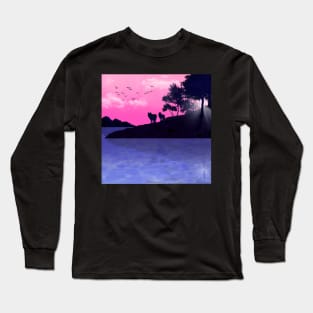 Opulent Sunset Long Sleeve T-Shirt